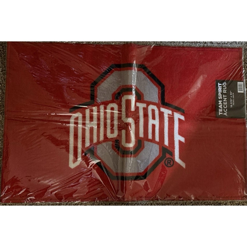 Ohio State Buckeyes Rug Mat Logo  Merch Gift Dorm Souvenir